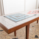 Seventies mosaic coffee table