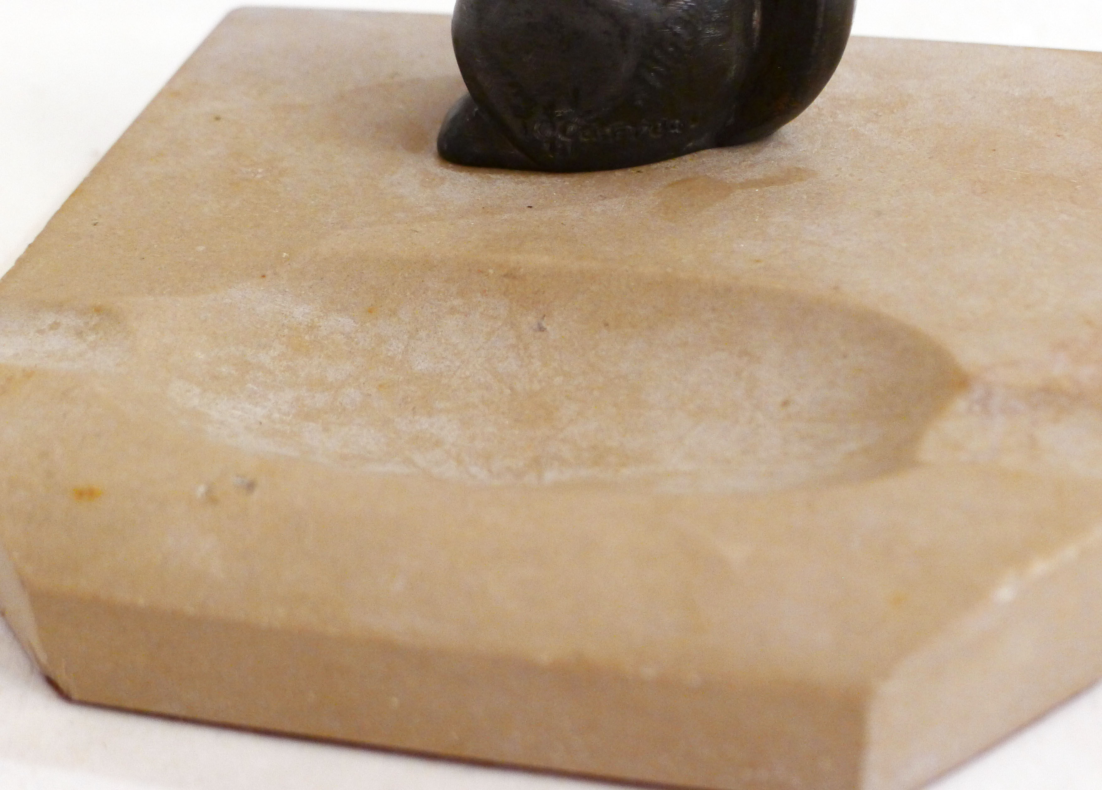 Art deco squirrel ashtray