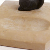 Art deco squirrel ashtray