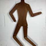 "Pine" life-size adjustable store or shop wall mannequin, 1970s ( 160 cm )