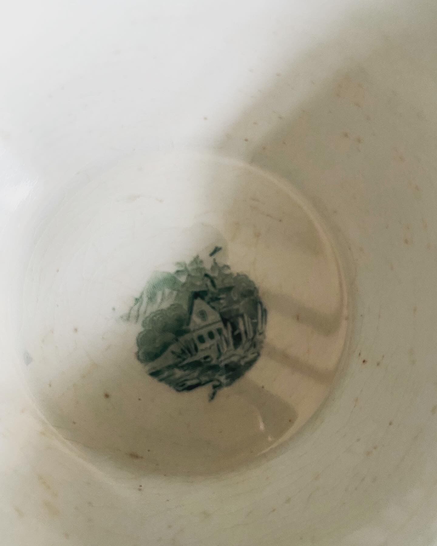 Vintage cup with handle