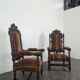 Paire de fauteuil de style Louis XIII style château