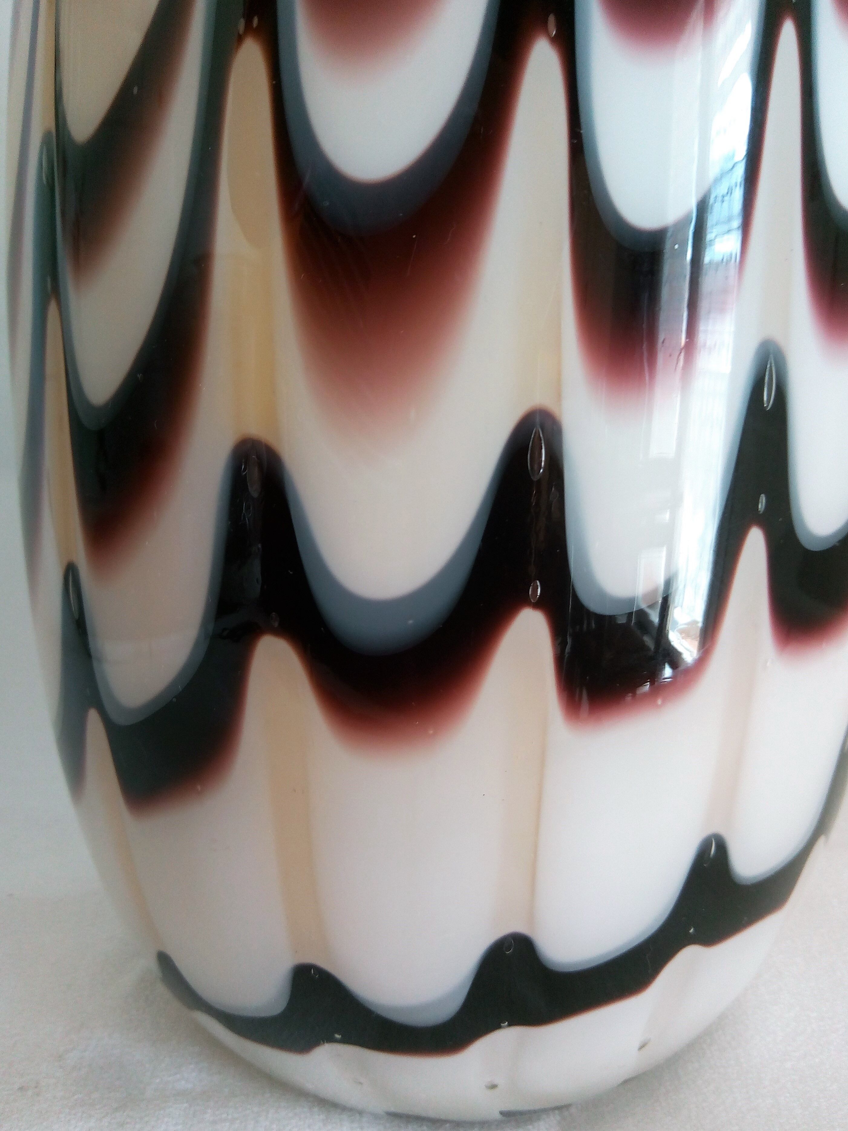 Carlo Moretti - Murano's large multi-layered glass ovoid vase