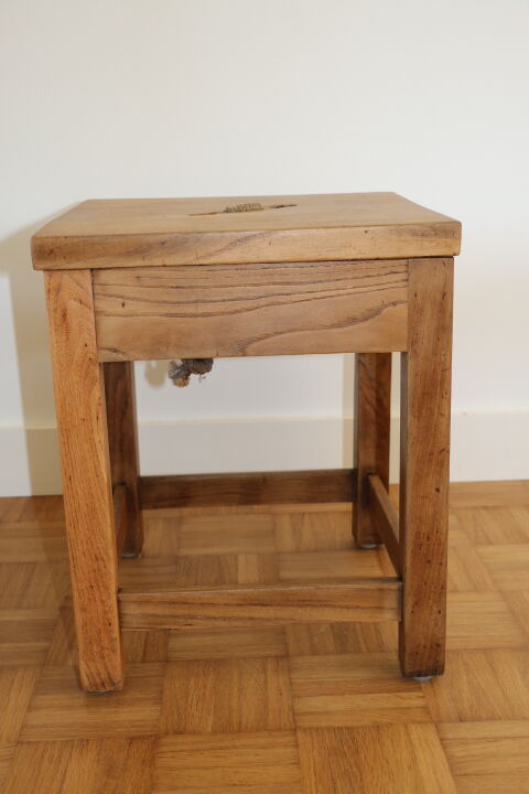 Stool oak rope 50s