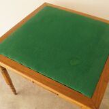 Game table in walnut 1900