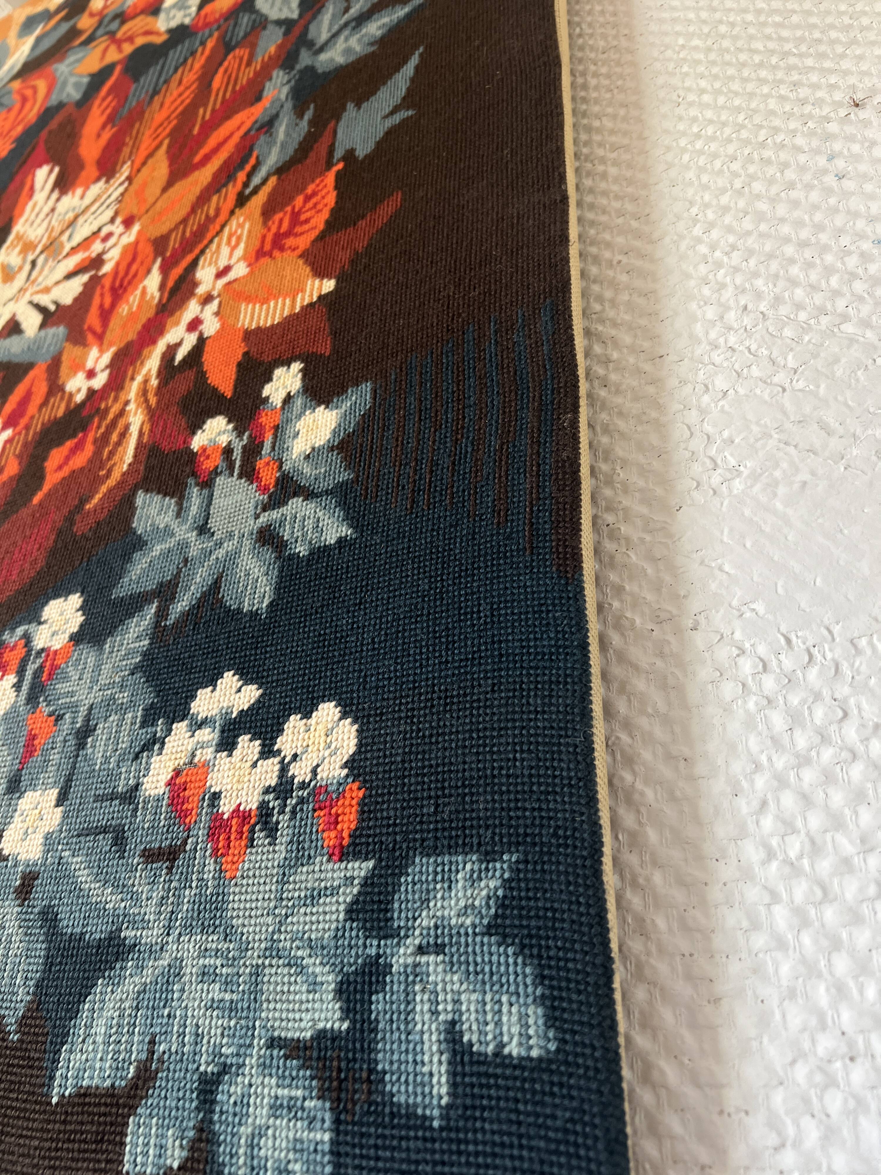 Tapestry on frame by Hervé Lelong