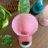 Pink opaline soliflore vase