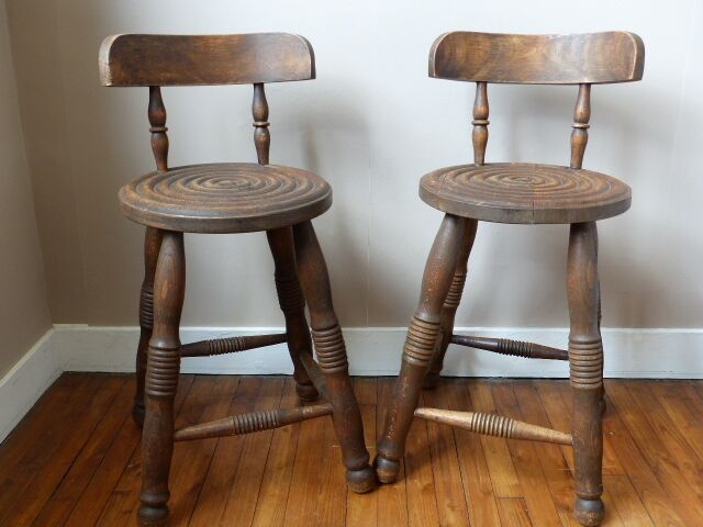 Children's chairs wooden gross 50s