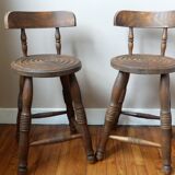 Children's chairs wooden gross 50s