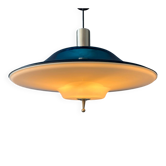 Suspension Space Age UFO blue flying saucer