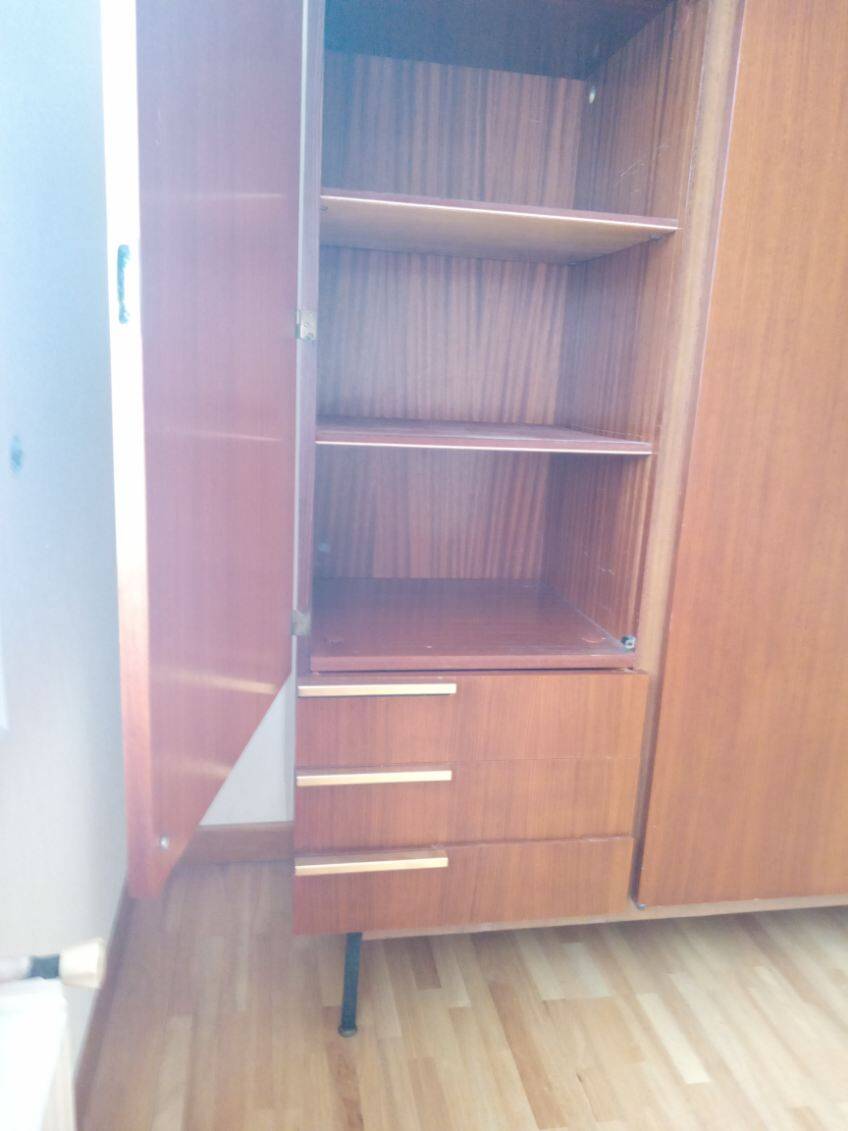 Vintage 3-door wardrobe