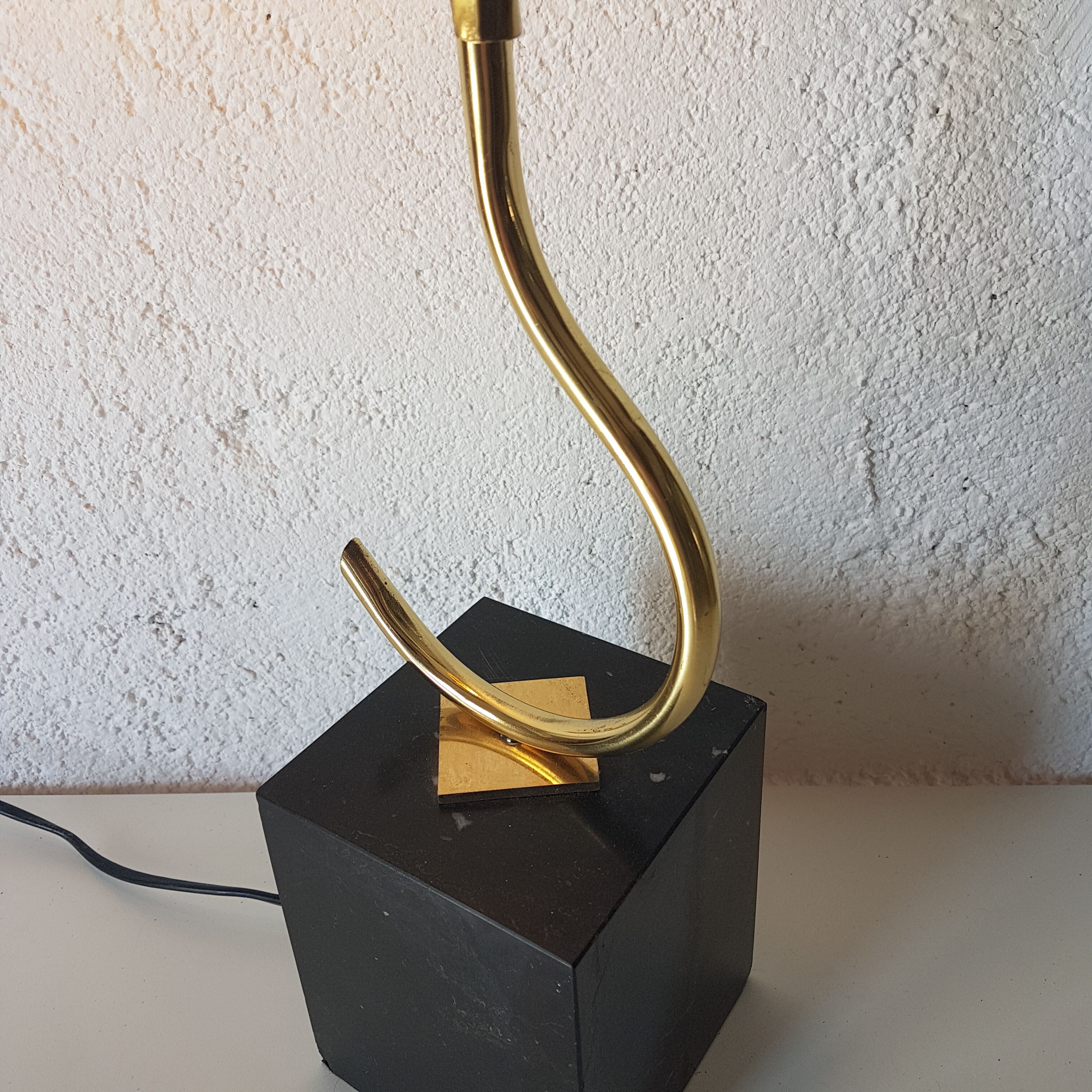 golden flower lamp design 1970