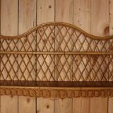 Pair of rattan wall shelves attributed to Audoux Minet