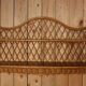 Pair of rattan wall shelves attributed to Audoux Minet