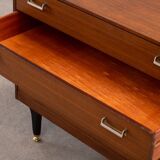 Vintage teak and brass dresser 1960