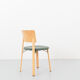 Kusch &Co chair made of wood and green fabric