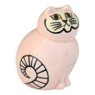 Ceramic Cat MIA Pink Lisa Larson Atelier Gustavsberg