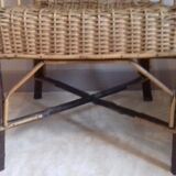 Wicker armchair
