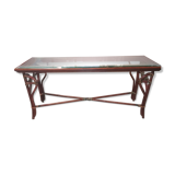 Console en bambou vintage