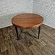 Table scandinave en teck 1960