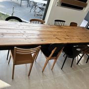 Table de ferme bois massif  10 personnes 276 cm