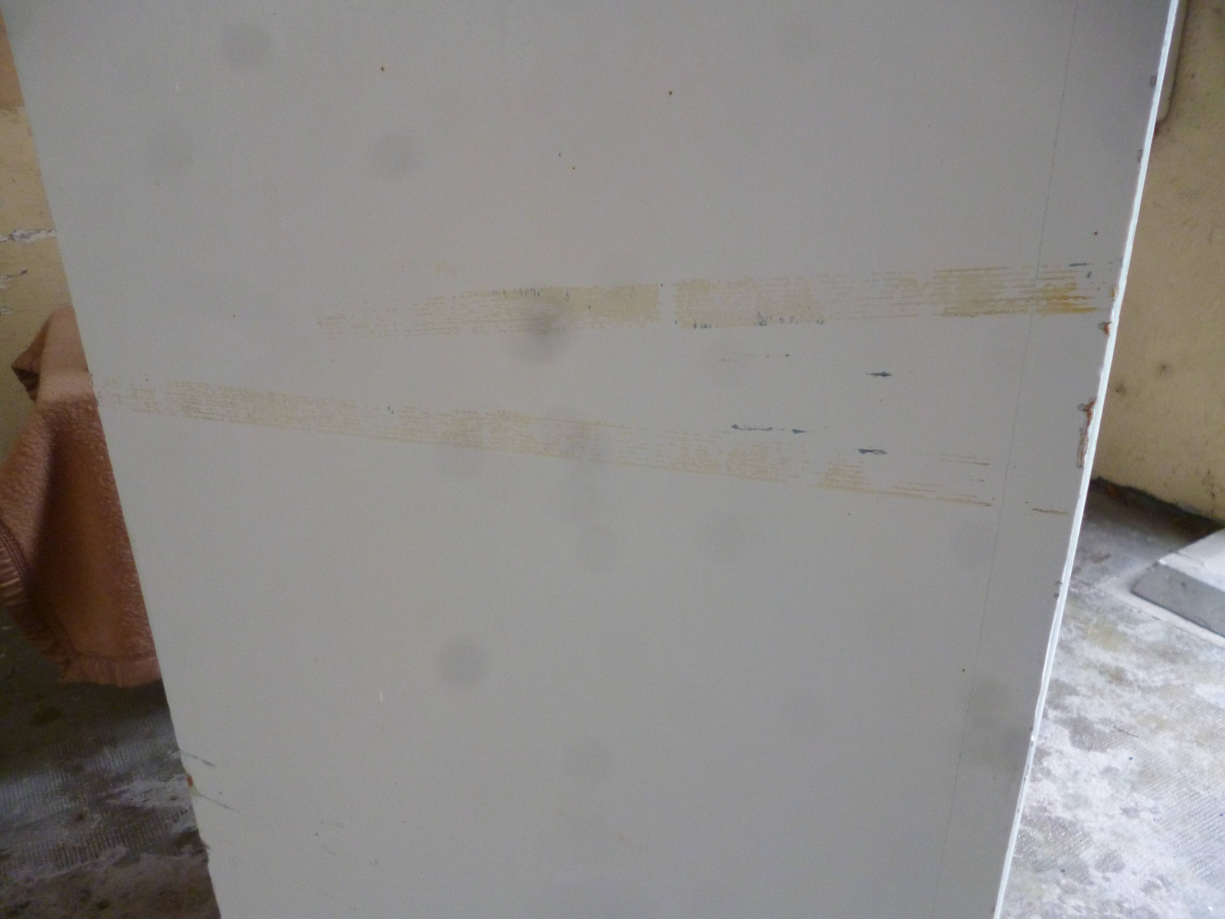 Old white patina workshop cabinet