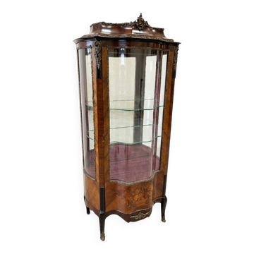 Vitrine Napoléon III style Louis xv 