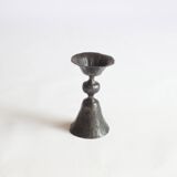 Brutalist metal candle stick