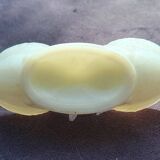 Salerons poules en opaline verrerie Schmidt