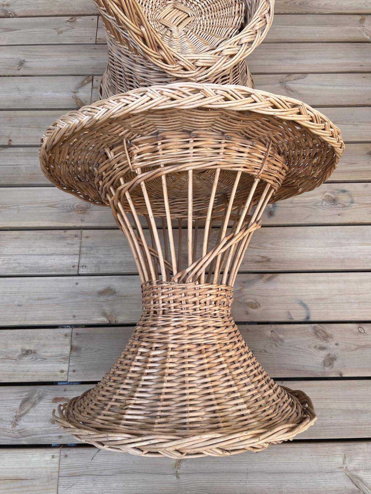 70's rattan garden furniture