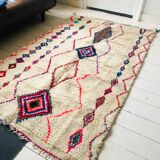 Berber vintage rug 100% wool, handcrafted. free shipping in europe. unique! 250x145cm