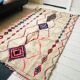 Berber vintage rug 100% wool, handcrafted. free shipping in europe. unique! 250x145cm