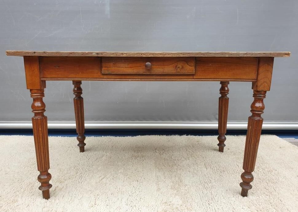 Desk table Louis Philippe 1 drawer