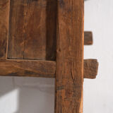 Antique solid wood table – Chinese side table with drawer – circa 1900