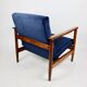 GFM-142 armchair, designed by Edmund Homa from the 70s, navy blue - 2 pieces available