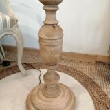 Vintage wooden floor lamp