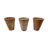 3 sandstone cups from 1980