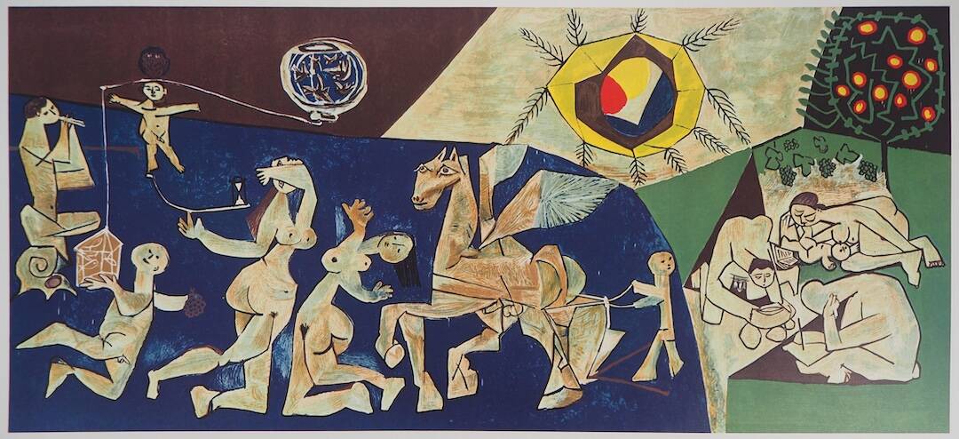 Pablo Picasso: Peace - Color Lithograph
