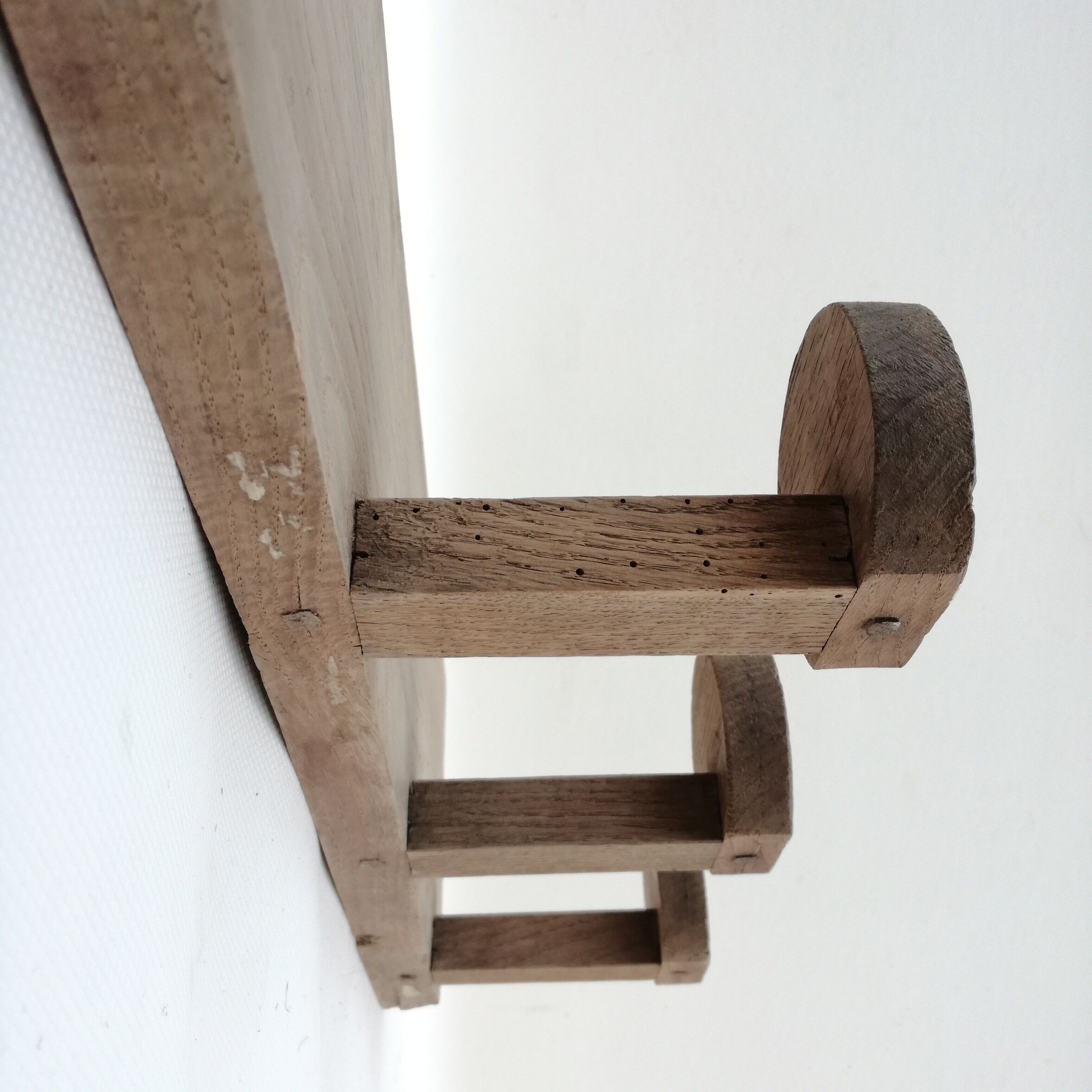 French brutalist coat holder