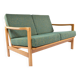 BZ heather green 2-seater bench