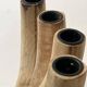 Scandinavian wooden candle holder, Denmark 1970s.