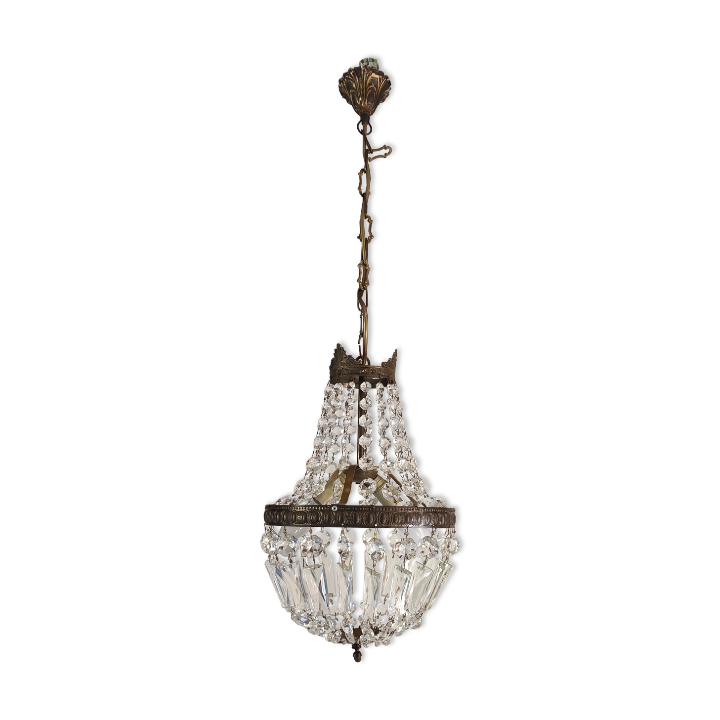 Hot air balloon chandelier and grapevines 2 lights
