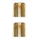 21st Century Transparent and Fumè "Squared" Murano Glass Wall Sconces - a Pair