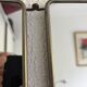 Vintage 1960 triptych mirror barber hairdresser Japonese style - 25 x 60 cm