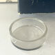 Silver plated butter dish with crystal insert by Ercuis, original box