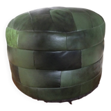 Sede leather patchwork pouf