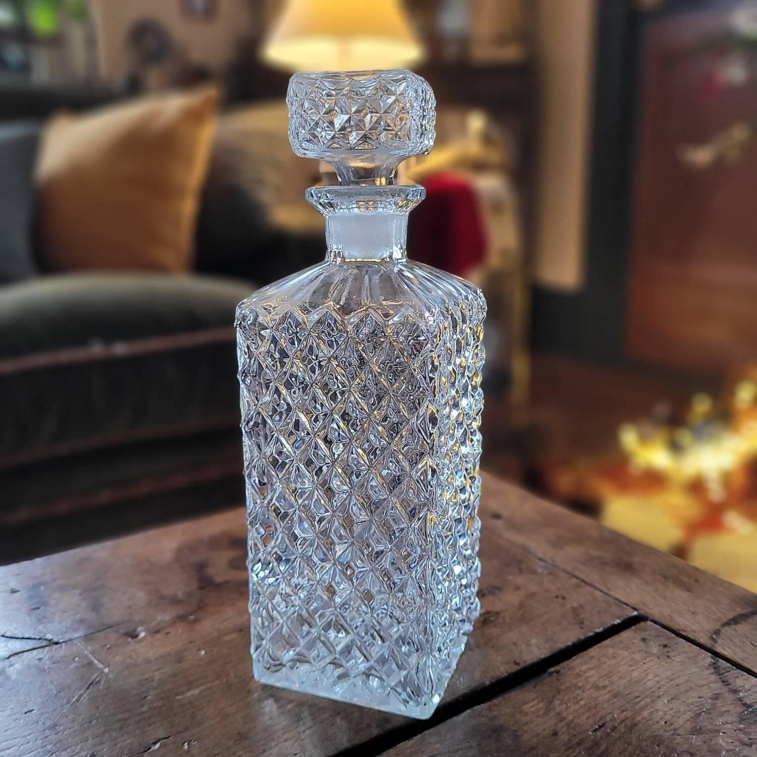 Cut glass carafe – 1950s