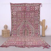 Large Vintage Moroccan Rug 178 x 362 cm - Berber Wool Rug - Handmade Rug