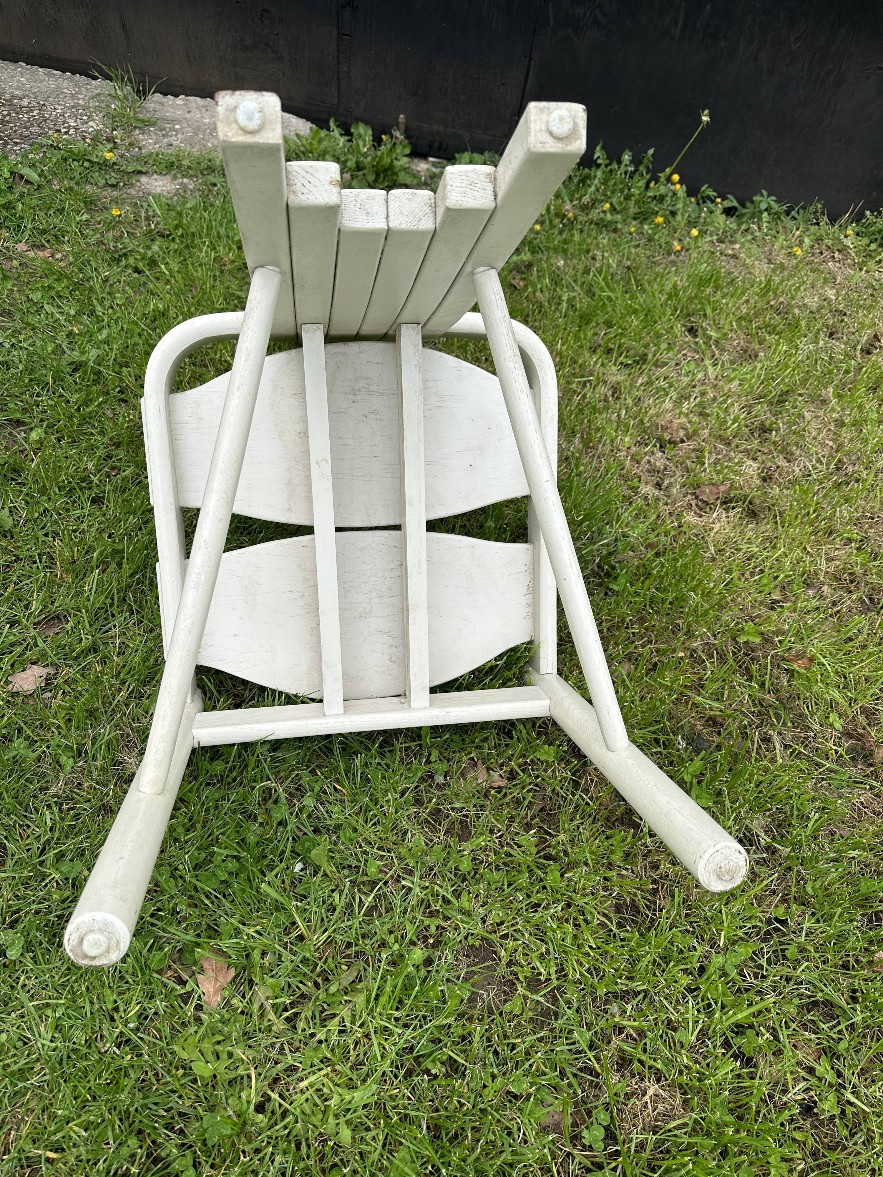 Modernist solid wood chair