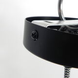 Vintage hanging lamp with aluminum shade